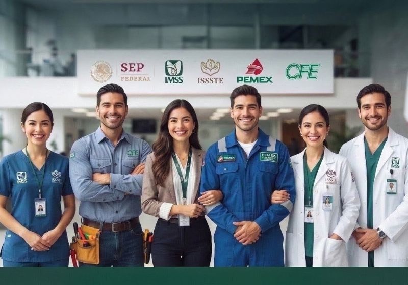 Persona mostrando efectivo de préstamo ISSSTE